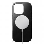 Carcasa NOMAD Traditional Leather MagSafe compatibila cu iPhone 16 Pro Black Horween 7 - lerato.ro