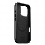 Carcasa NOMAD Modern Leather MagSafe compatibila cu iPhone 16 Pro Black Horween 9 - lerato.ro