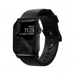 Curea din piele Modern Nomad, compatibila cu Apple Watch 41 / 42 mm, Maro / Negru 2 - lerato.ro