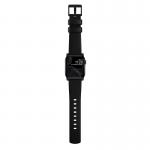 Curea din piele Modern Nomad, compatibila cu Apple Watch 41 / 42 mm, Maro / Negru 4 - lerato.ro