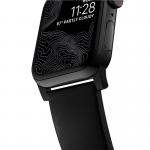 Curea din piele Modern Nomad, compatibila cu Apple Watch 41 / 42 mm, Maro / Negru 6 - lerato.ro