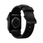 Curea din piele Modern Nomad, compatibila cu Apple Watch 41 / 42 mm, Maro / Negru 8 - lerato.ro