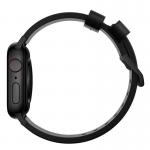 Curea din piele Modern Nomad, compatibila cu Apple Watch 41 / 42 mm, Maro / Negru 9 - lerato.ro