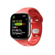 Curea Nomad Tempo compatibila cu Apple Watch 41/42mm, Coral