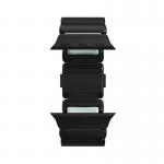 Curea Nomad Stratos Icy Blue Glow compatibila cu Apple Watch 45/46/49mm, Negru / Albastru 12 - lerato.ro