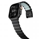 Curea Nomad Stratos Icy Blue Glow compatibila cu Apple Watch 45/46/49mm, Negru / Albastru 11 - lerato.ro