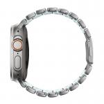 Curea Nomad Stratos Icy Blue Glow compatibila cu Apple Watch 45/46/49mm, Argintiu / Albastru 12 - lerato.ro