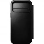 Husa flip cover din piele NOMAD Modern Leather Folio compatibila cu iPhone 17 Pro Max, Negru 5 - lerato.ro