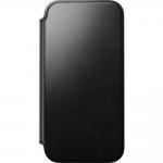 Husa flip cover din piele NOMAD Modern Leather Folio compatibila cu iPhone 17 Pro Max, Negru 6 - lerato.ro