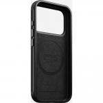 Husa din piele Horween Nomad Modern Leather cu MagSafe compatibila cu iPhone 17 Pro, Negru 4 - lerato.ro