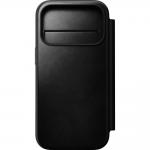 Husa flip cover din piele Nomad Folio cu MagSafe compatibila cu iPhone 17 Pro, Negru 5 - lerato.ro