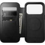 Husa flip cover din piele Nomad Folio cu MagSafe compatibila cu iPhone 17 Pro, Negru 8 - lerato.ro