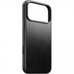 Husa din piele Nomad Traditional Horween Leather compatibila cu iPhone 17 Pro Max, Negru 4 - lerato.ro
