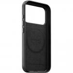 Husa din piele naturala Nomad Traditional Horween Leather cu MagSafe compatibila cu iPhone 17 Pro, Negru 5 - lerato.ro