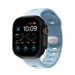 Curea din cauciuc Nomad Tempo Tidal compatibila cu Apple Watch Ultra 49mm, Albastru 3 - lerato.ro