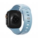 Curea din cauciuc Nomad Tempo Tidal compatibila cu Apple Watch Ultra 49mm, Albastru 4 - lerato.ro