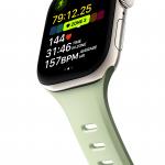 Curea din cauciuc Nomad Tempo Seagrass compatibila cu Apple Watch 41/42mm, Verde 6 - lerato.ro
