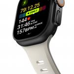 Curea din cauciuc Nomad Tempo Driftwood compatibila cu Apple Watch Ultra 49mm, Gri 7 - lerato.ro