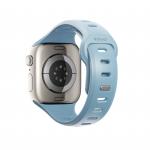 Curea din cauciuc Nomad Tempo Tidal compatibila cu Apple Watch 41/42mm, Albastru 3 - lerato.ro