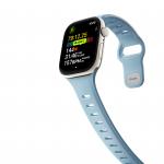 Curea din cauciuc Nomad Tempo Tidal compatibila cu Apple Watch 41/42mm, Albastru 7 - lerato.ro