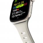 Curea din cauciuc Nomad Tempo Driftwood compatibila cu Apple Watch 41/42mm, Gri 6 - lerato.ro