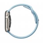 Curea din cauciuc Nomad Tempo Tidal compatibila cu Apple Watch 45/46mm, Albastru 4 - lerato.ro