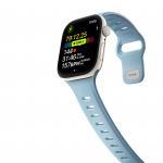 Curea din cauciuc Nomad Tempo Tidal compatibila cu Apple Watch 45/46mm, Albastru 7 - lerato.ro