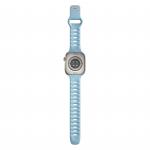 Curea din cauciuc Nomad Tempo Tidal compatibila cu Apple Watch 45/46mm, Albastru 9 - lerato.ro