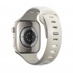 Curea din cauciuc Nomad Tempo Driftwood compatibila cu Apple Watch 45/46mm, Gri 3 - lerato.ro