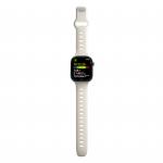 Curea din cauciuc Nomad Tempo Driftwood compatibila cu Apple Watch 45/46mm, Gri 8 - lerato.ro