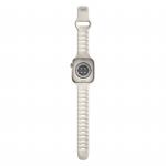 Curea din cauciuc Nomad Tempo Driftwood compatibila cu Apple Watch 45/46mm, Gri 9 - lerato.ro
