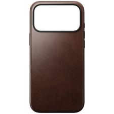 Huse si carcase iPhone 18 Pro Max, Husa Nomad Modern Leather Case Horween cu MagSafe compatibila cu iPhone 18 Pro Max / 17 Pro Max, Rustic Brown, lerato.ro