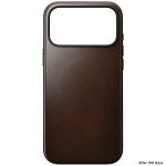 Husa Nomad Modern Leather Case Horween cu MagSafe compatibila cu iPhone 18 Pro Max / 17 Pro Max, Rustic Brown 7 - lerato.ro