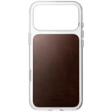 Huse si carcase iPhone 18 Pro Max, Husa Nomad Clear Leather Case Horween compatibila cu iPhone 18 Pro Max / 17 Pro Max, Transparent / Maro, lerato.ro