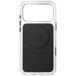Husa Nomad Clear Leather Case Horween compatibila cu iPhone 18 Pro Max / 17 Pro Max, Transparent / Maro 9 - lerato.ro