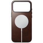 Husa Nomad Traditional Leather Case Horween cu MagSafe compatibila cu iPhone 18 Pro Max / 17 Pro Max, Rustic Brown 3 - lerato.ro