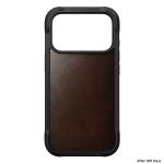 Husa Nomad Rugged Leather Case Horween cu MagSafe compatibila cu iPhone 18 Pro / 17 Pro, Rustic Brown 7 - lerato.ro