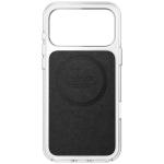 Husa Nomad Clear Leather Case Saddle Horween compatibila cu iPhone 18 Pro Max / 17 Pro Max, Transparent / Maro 9 - lerato.ro