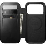 Husa flip cover Nomad Modern Leather Folio Horween cu MagSafe compatibila cu iPhone 18 Pro / 17 Pro, Negru 11 - lerato.ro