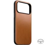 Husa Nomad Modern Leather Case Horween cu MagSafe compatibila cu iPhone 18 Pro Max / 17 Pro Max, Saddle 5 - lerato.ro