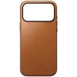 Husa Nomad Modern Leather Case Horween cu MagSafe compatibila cu iPhone 18 Pro Max / 17 Pro Max, Saddle 2 - lerato.ro