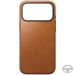 Husa Nomad Modern Leather Case Horween cu MagSafe compatibila cu iPhone 18 Pro Max / 17 Pro Max, Saddle 6 - lerato.ro