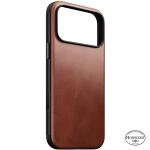 Husa Nomad Modern Leather Case Horween cu MagSafe compatibila cu iPhone 18 Pro Max / 17 Pro Max, Olde Dublin 5 - lerato.ro
