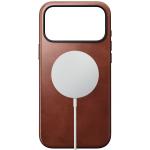 Husa Nomad Modern Leather Case Horween cu MagSafe compatibila cu iPhone 18 Pro Max / 17 Pro Max, Olde Dublin 3 - lerato.ro