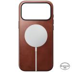 Husa Nomad Modern Leather Case Horween cu MagSafe compatibila cu iPhone 18 Pro Max / 17 Pro Max, Olde Dublin 4 - lerato.ro