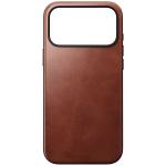 Husa Nomad Modern Leather Case Horween cu MagSafe compatibila cu iPhone 18 Pro Max / 17 Pro Max, Olde Dublin 2 - lerato.ro