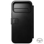 Husa flip cover Nomad Modern Leather Folio Horween cu MagSafe compatibila cu iPhone 18 Pro Max / 17 Pro Max, Negru 8 - lerato.ro