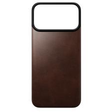 Huse si carcase iPhone 18 Pro Max, Protectie magnetica Nomad Magnetic Leather Back Cover Horween cu MagSafe compatibila cu iPhone 18 Pro Max / 17 Pro Max, Rustic Brown, lerato.ro
