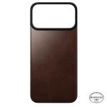 Protectie magnetica Nomad Magnetic Leather Back Cover Horween cu MagSafe compatibila cu iPhone 18 Pro Max / 17 Pro Max, Rustic Brown 6 - lerato.ro