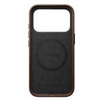 Husa Nomad Traditional Leather Case cu MagSafe compatibila cu iPhone 18 Pro / 17 Pro, Maro 7 - lerato.ro